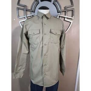 The Original‎ Cascade Shirt Mens Military Style Long Sleeve Shirt Sz 16 L